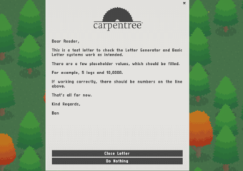 How Lumbermill’s Letters System Works – Indie Game Tech Blog